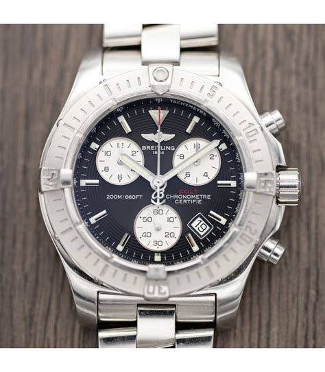 breitling chronograph certifie|breitling colt chronometre certifie.